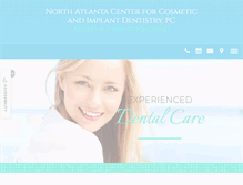 Tablet Screenshot of buford-dentist.com